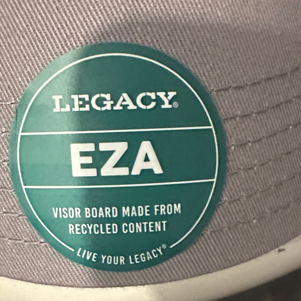 Legacy Gray Cap with Red Logo - Picture 2 of 4